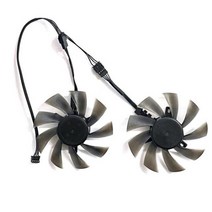 2PCS FDC10H12S9-C FD7010H12S 4PIN 85MM R9 270X GPU 쿨러 사파이어 280X HD7870 HD7950 HD7850 HD6850 냉각 팬, Double ball fan