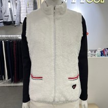 엘르골프 [2001안양점] 플리스 배색 방풍 풀집업 베스트