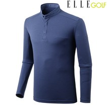 [엘르골프] (남성)에리변형헨리넥티셔츠_6E75452