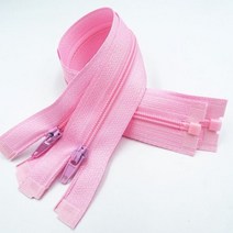 세단기 문서 종이 파쇄기 5Pcs 3 나일론 지퍼 수지 오픈 엔드 20Cm-60Cm 의류 봉제 과정에 적합 20 색, 60cm, Pink