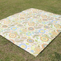 SN월드 캠핑매트 특중형(240x200), 캠핑매트(플라워)