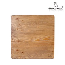 스노우아울 밀크박스 전용 우드상판 대형500x500mm