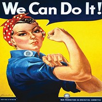 Palace Learning We Can Do It Poster - Rosie The Riveter - Westinghouse Girl - World War 2 Poster - W, 1