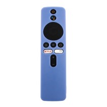 샤오미 미 박스용 실리콘 리모트 컨트롤 케이스 리모트 TV 스틱 커버 케이스 소프트 플레인 리모트 컨트, Light Blue