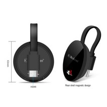 스위칭 허브 mirascreen g7 plus 4k hdmi 호환 wifi 무선 디스플레이 2.4g 5g tv 스틱 miracast airplay 수신기 wifi 동글 미러, 2.4g 및 5g