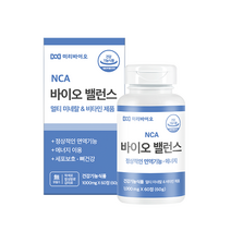 바이오밸런스 에너지 면역기능 멀티미네랄 아연 셀레늄 크롬 마그네슘, 4개, 1000mg x 60정