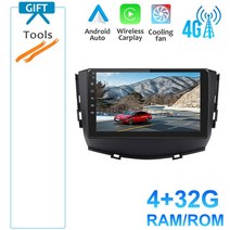 안드로이드 12 카플레이 멀티미디어 플레이어 자동 GPS 라디오 내비게이션 비디오 4G SIM 360 카메라 Lifan x 60 2011 2012 2013-, [01] F 4G 32G