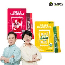 아임힐링 스코비 콤부차 20스틱 2종 택1(오미자 레몬), 레몬 20스틱