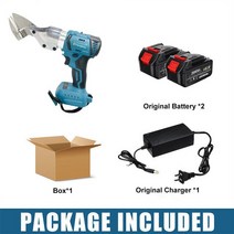 고지가위 함석가위 브러시리스 전동 가위 리튬 충전식 컬러 강판 금속 마끼다 배터리, 03 2 battery_01 미국
