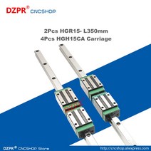 CNC 레이저 기계 용 HGR15 350mm 13.78in 레일 HGH15CA 캐리지 슬라이드 새롱 무늬, [01] 350mm