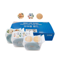 모아랩밴드 20mm 살색밴드 1개 원형 롤 채혈 지혈, 살색키즈