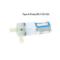 워터 펌프 대용량 7.4 자체 프라이밍 DC 370 V-12V 자동 급수 장비 용 마이크로 전기 다이어프램 9V 1 개, 01 Type A Pump