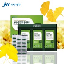 중외제약 혈행 기억력 개선 징코 영양제 약 3개월분
