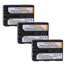 배터리 카메라용 밧데리 1800mAh NP-FM500H NP 소니 A99M2 A900 A350 A77M2, 03 3x Battery