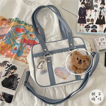 스쿨백 일본 갸루 하트 교복 숄더백 이타백 대용량 티류으스 고양이 가방