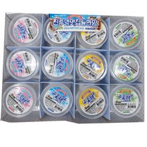 1500 클리어 슬라임 투명클리어슬라임 찐투명맛집슬라임, 완박스(12개입)