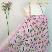 마리끌레르 나비플라워 레이스 에티켓 빅 손수건 60 x 60