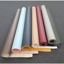 양면 방수 가죽 리바트 프렌즈 스틸 책상보호커버 데스크매트, 블랙/레드