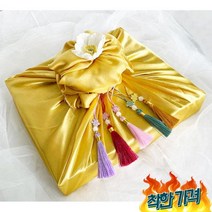 추석 명절 선물 포장 (노리개 보자기) 사돈 시댁 부모님 설 - 색상, 와인 + 보자기