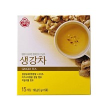 오뚜기 생강차 15봉 알싸한 생강의 맛 현대인의건강차, 단일 총 수량