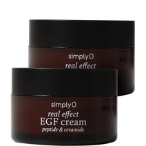 심플리오 리얼이펙트 EGF 크림 50ml 세포재생인자 탄력 주름 개선, 2개