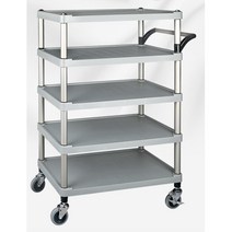 5단카트 병원배식카 식당구르마 식판이동 호텔용운반구 음식서빙카 손수레 핸드카 핸들카, 1개, 중