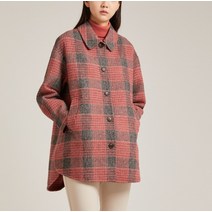 올리비아로렌 체크 핸드메이드 코트 VVCEAWW9321