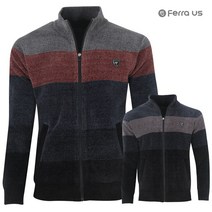 페라어스 남성 포배색 지퍼 니트 골프가디건 CGDJ5001W2