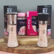 히말라야 핑크솔트 그라인더 통후추 깨소금 참께 시즈닝 돌잔치 결혼식 조문장례 칠순 답례품 기념품(답례문구), 07핑크소금3종(250g2개+그라인더)_P.P