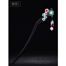 비녀 뒤꽂이 올림머리 한복 머리 장식 헤어 악세사리 해안 꽃 머리핀 복고풍 17