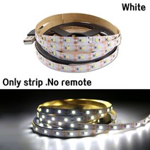 LED 스트립 컴퓨터 조명 5 V RGB 빛 USB PC TV 백라이트 2835 05m 1m 2m 3m 4m 5m 볼트 Led 램프 테이프 다이오드 리본, [05] USB White, [05] 4m