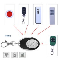 자동문 자동문 센서 리모컨 2키 복사 복제 원격 제어 433Mhz 범용 차고 문 자동 셔터 도어 키 PT/SC/LX/HX, 한개옵션0