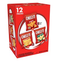 치즈잇 Cheez-It Baked Snack Cheese Crackers Original White Cheddar Cheddar Jack (12개입), 12개입