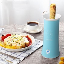 샌드위치쿠커 파니니그릴 포켓샌드위치 핫샌드위치 메이커 다기능 자동 전기 계란 롤링 조리기 아침 식사, 01 파란
