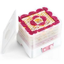 동결건조기 과일 야채 식품건조기 미니 식품 탈수기 말린 허브 고기 기계 가정용 애완, 하얀, 유럽 ​​연합