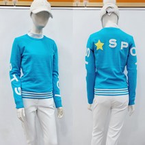루이까스텔 여성 가을 겨울 방풍안감 소매 인타샤 라운드 긴팔 니트 티셔츠 3LTSW020