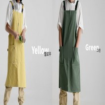 버클 타입 면 트윌 앞트임 앞치마 H자 에이프런 긴 롱 커피숍 바리스타 네일샵 목공 애견 공방 미술 식당 미용사 작업용 업소용 서빙 미용 피부 관리실 속눈썹 플라워 제과 제빵, 카키