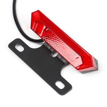 킥보드 electric bicycle brake전자 자전거 후미등 48V 전기 테일 LED 램프 브레이크 플래시 쉬운 커넥, [01] 라이트 그레이