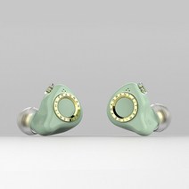 TFZ LIVE X 듀얼 캐비티 11.4MM 다이나믹 드라이버 인이어 이어폰 IEM 나노 골드 다이어프램 유닛 2 핀 분리형 케이블 헤드셋, [03] 003 T green