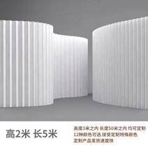 파티션 전시장 미술관 공간분리 1.8x3m 접이식 가벽칸막이 셀프설치 템버, 하얀색 높이200cmx길이5m