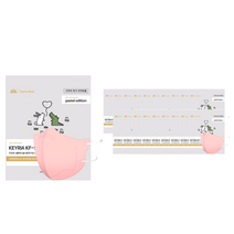 키리아슬림황사방역마스크(KF94) 소형/100매, 키리아 소형 코랄 100매(5매입)