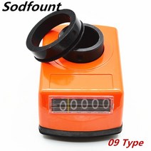 수직 시계 방향 0-9999 범위 09 유형 선반 용 디지털 위치 표시기 20mm 샤프트 보어 구멍 카운터, 16 0917-1.0E-20-O-A