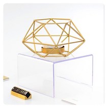 상품 전시 전시대 투명 받침대 ㄷ 자형 2개입 1세트 악세서리 화장품 수제품 전시관 매장 사무실 작업실