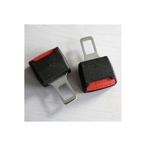안전벨트연장 커버 스토퍼 버클 뜨거운 2 pcs 보편적 인 조정 가능한 증량제 연장 차 안전 벨트 클립 까만 및 패딩