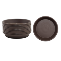 가든그린 동그라미 원형 플라스틱 화분 받침대 10개세트, 밤색