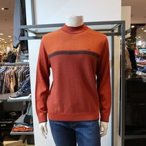 [PAT] 남성 !!한정수량특가!! 겨울 투톤 조직감 하프 터틀넥 스웨터 1G73401-511