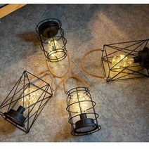 무선 고급스러운 디자인 깔끔 튼튼한 무드등 초롱불, 선택옵션:사각초롱