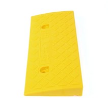 장애인진입판 노랑 휠체어 진입판 경사 휴대용 50x22x5cm