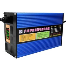 지게차 충전기 유압 리프트 스태커 전동 전기 산업용, 60V18A 50A 플러그 / 액체 충전 배터리