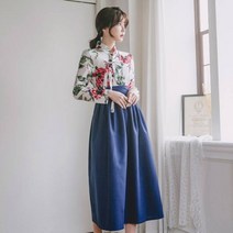 생활한복세트 아리솔 저고리 + 차미 허리치마